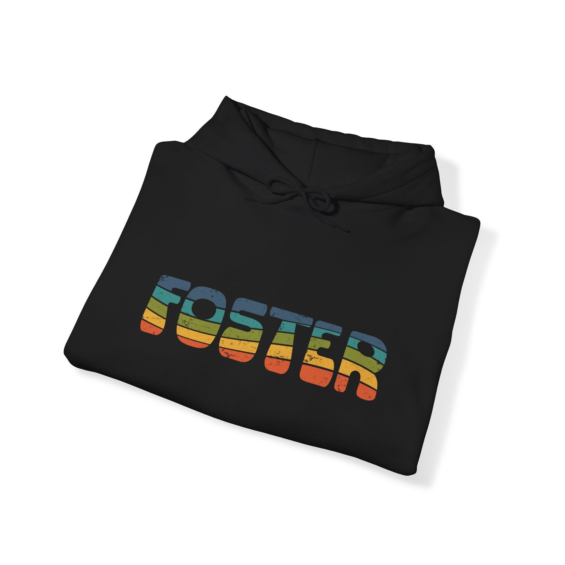 Foster Retro | Hooded Sweatshirt - Detezi Designs-28783221591823779825