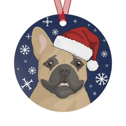 French Bulldog | 2023 Holiday Ornament - Detezi Designs-32140465189418219334