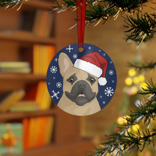 French Bulldog | 2023 Holiday Ornament - Detezi Designs-32140465189418219334