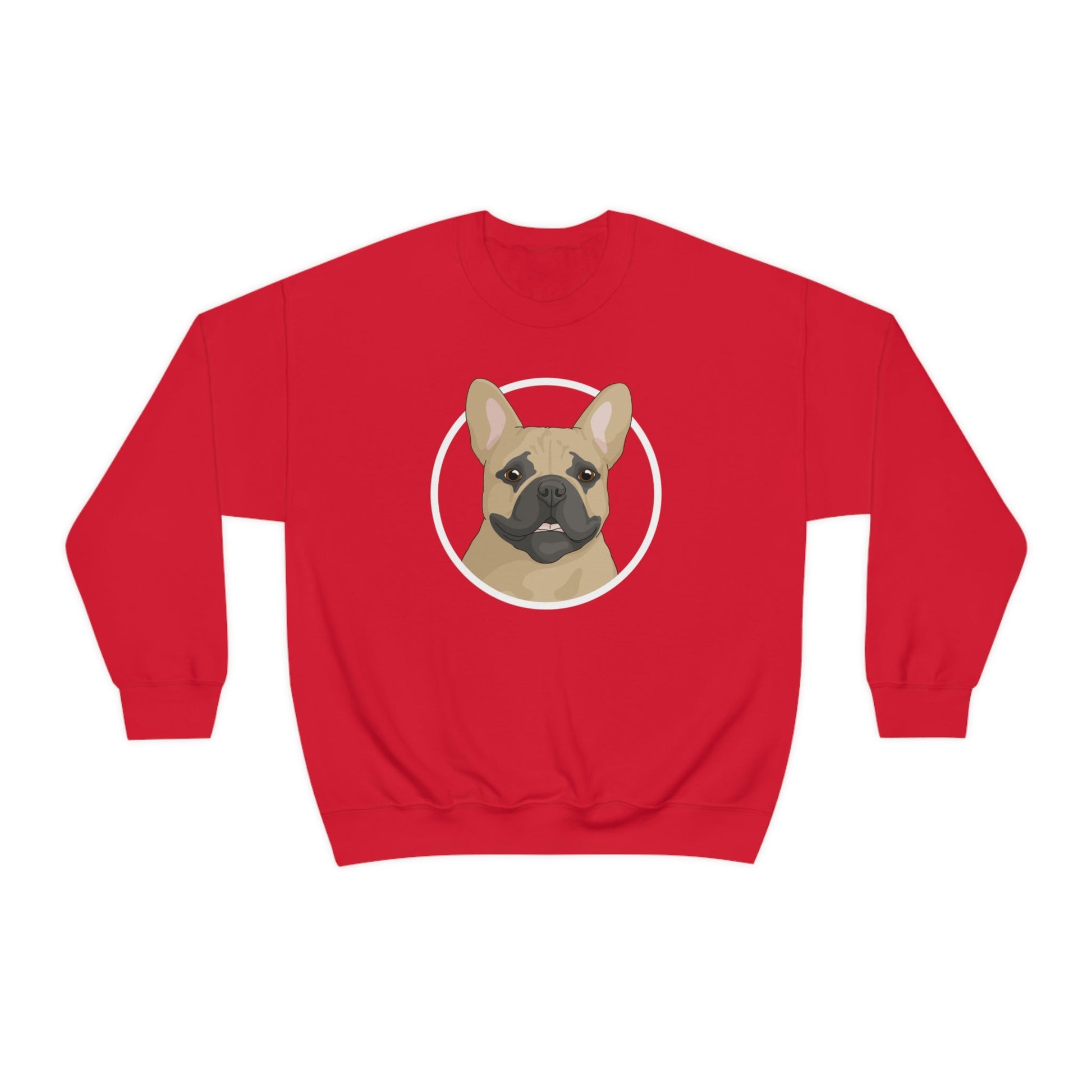 French Bulldog Circle | Crewneck Sweatshirt - Detezi Designs-27768604088199206649