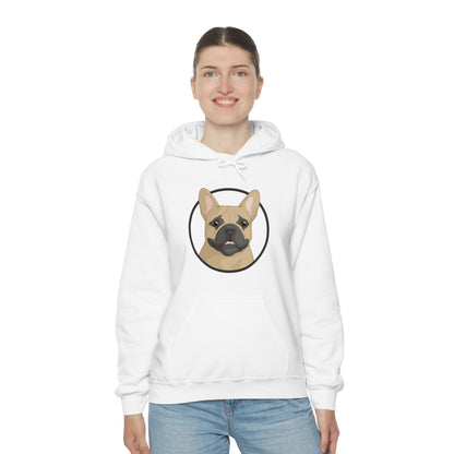 French Bulldog Circle | Hooded Sweatshirt - Detezi Designs-15239994697070695312