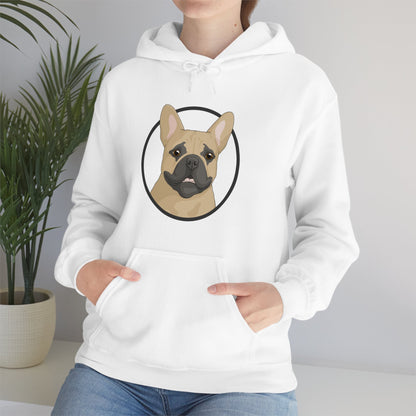 French Bulldog Circle | Hooded Sweatshirt - Detezi Designs-15239994697070695312