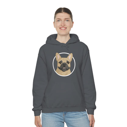 French Bulldog Circle | Hooded Sweatshirt - Detezi Designs-15239994697070695312