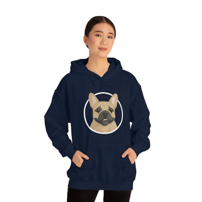 French Bulldog Circle | Hooded Sweatshirt - Detezi Designs-15239994697070695312