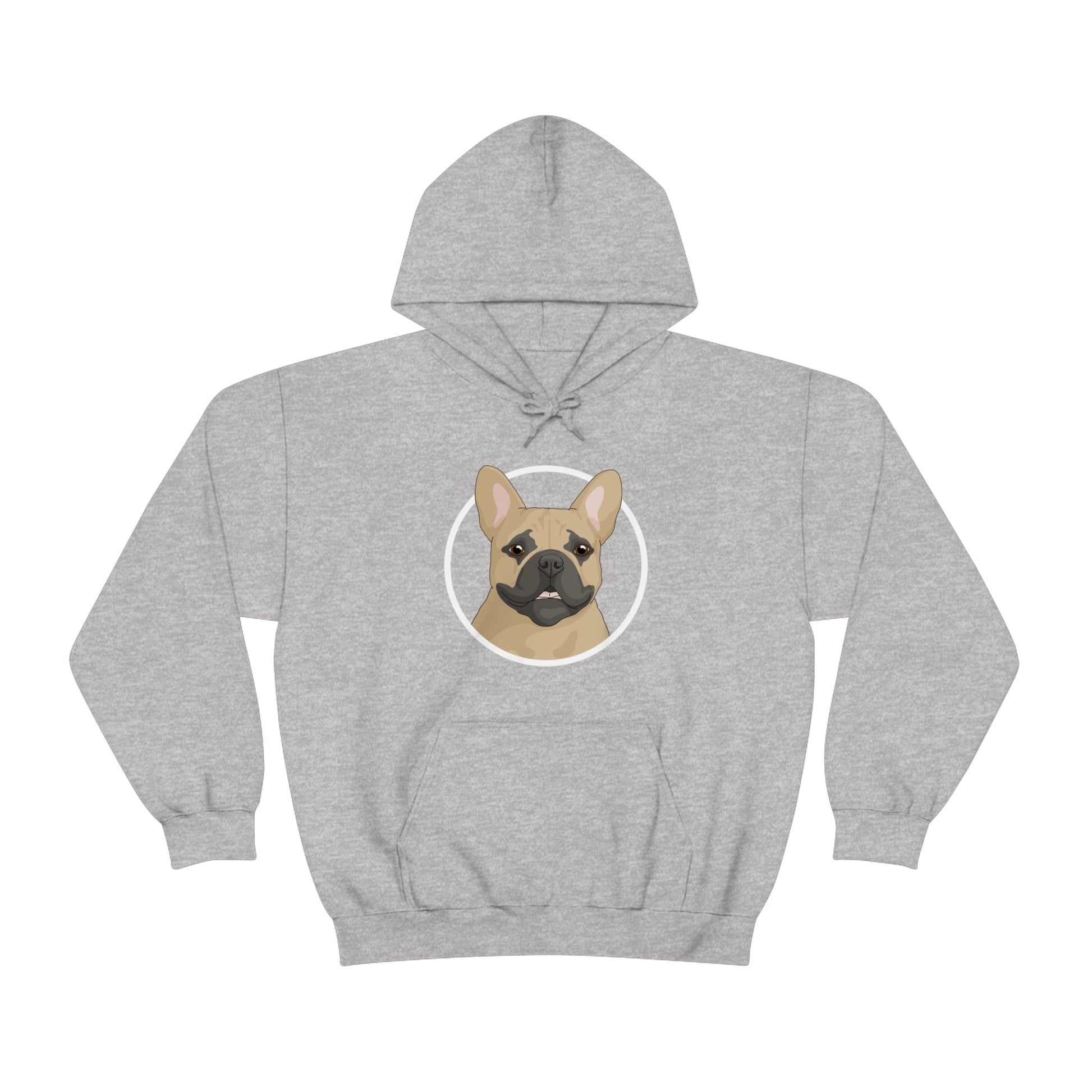 French Bulldog Circle | Hooded Sweatshirt - Detezi Designs-15239994697070695312