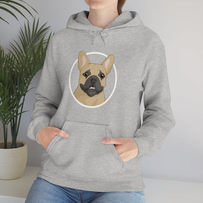 French Bulldog Circle | Hooded Sweatshirt - Detezi Designs-15239994697070695312