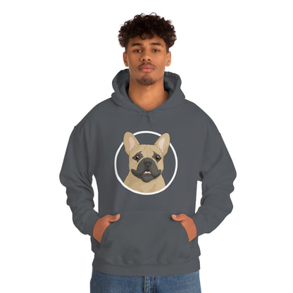 French Bulldog Circle | Hooded Sweatshirt - Detezi Designs-15239994697070695312