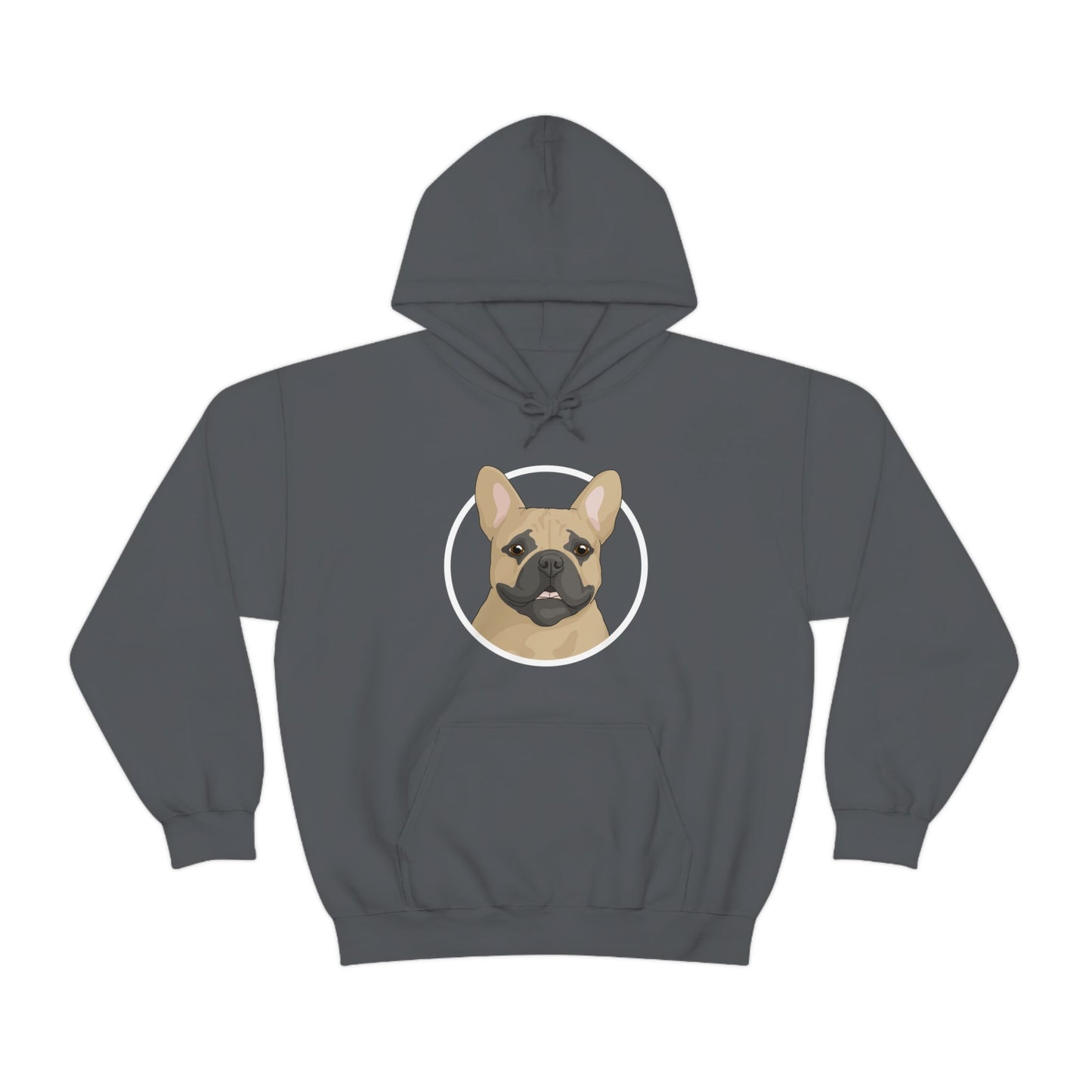 French Bulldog Circle | Hooded Sweatshirt - Detezi Designs-17657009237871996713