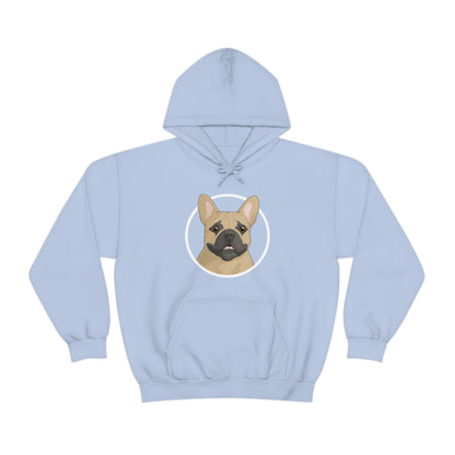 French Bulldog Circle | Hooded Sweatshirt - Detezi Designs-19694128959250354318