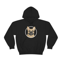 Load image into Gallery viewer, French Bulldog Circle | Hooded Sweatshirt - Detezi Designs-29804215910584890964
