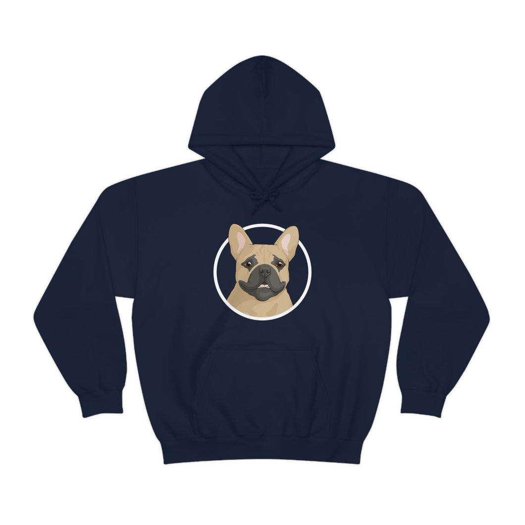French Bulldog Circle | Hooded Sweatshirt - Detezi Designs-44765338182689181033