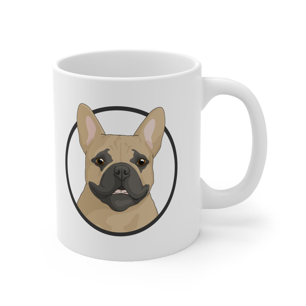 French Bulldog Circle | Mug - Detezi Designs-33805866019199503455