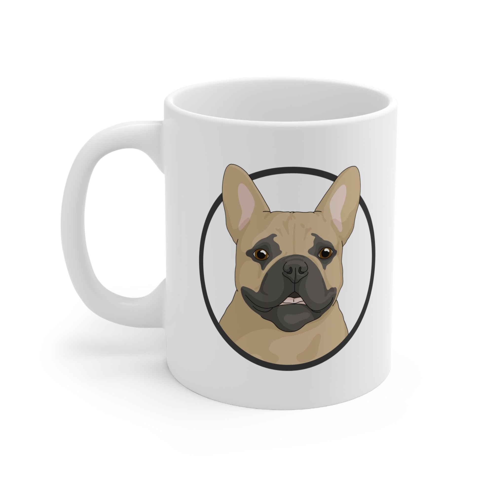 French Bulldog Circle | Mug - Detezi Designs-33805866019199503455