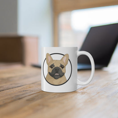 French Bulldog Circle | Mug - Detezi Designs-33805866019199503455