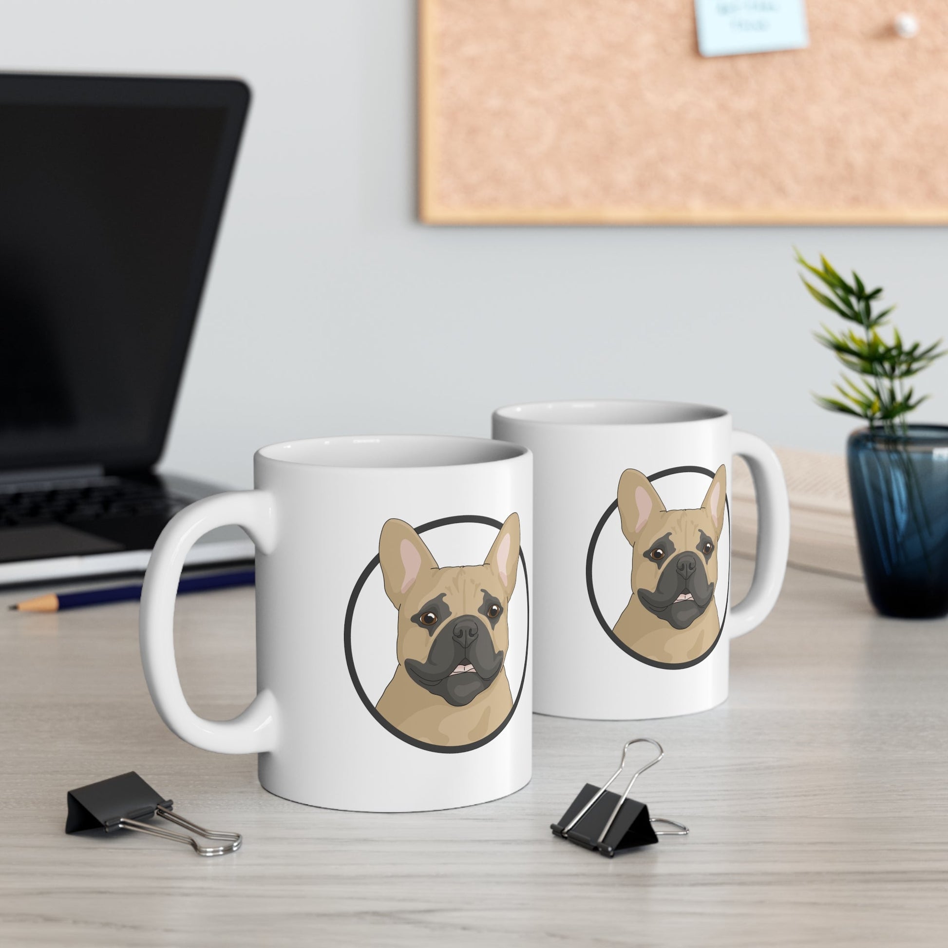 French Bulldog Circle | Mug - Detezi Designs-33805866019199503455