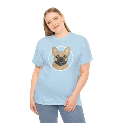 French Bulldog Circle | T-shirt - Detezi Designs-12619707915500656975