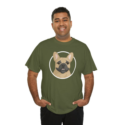 French Bulldog Circle | T-shirt - Detezi Designs-12619707915500656975