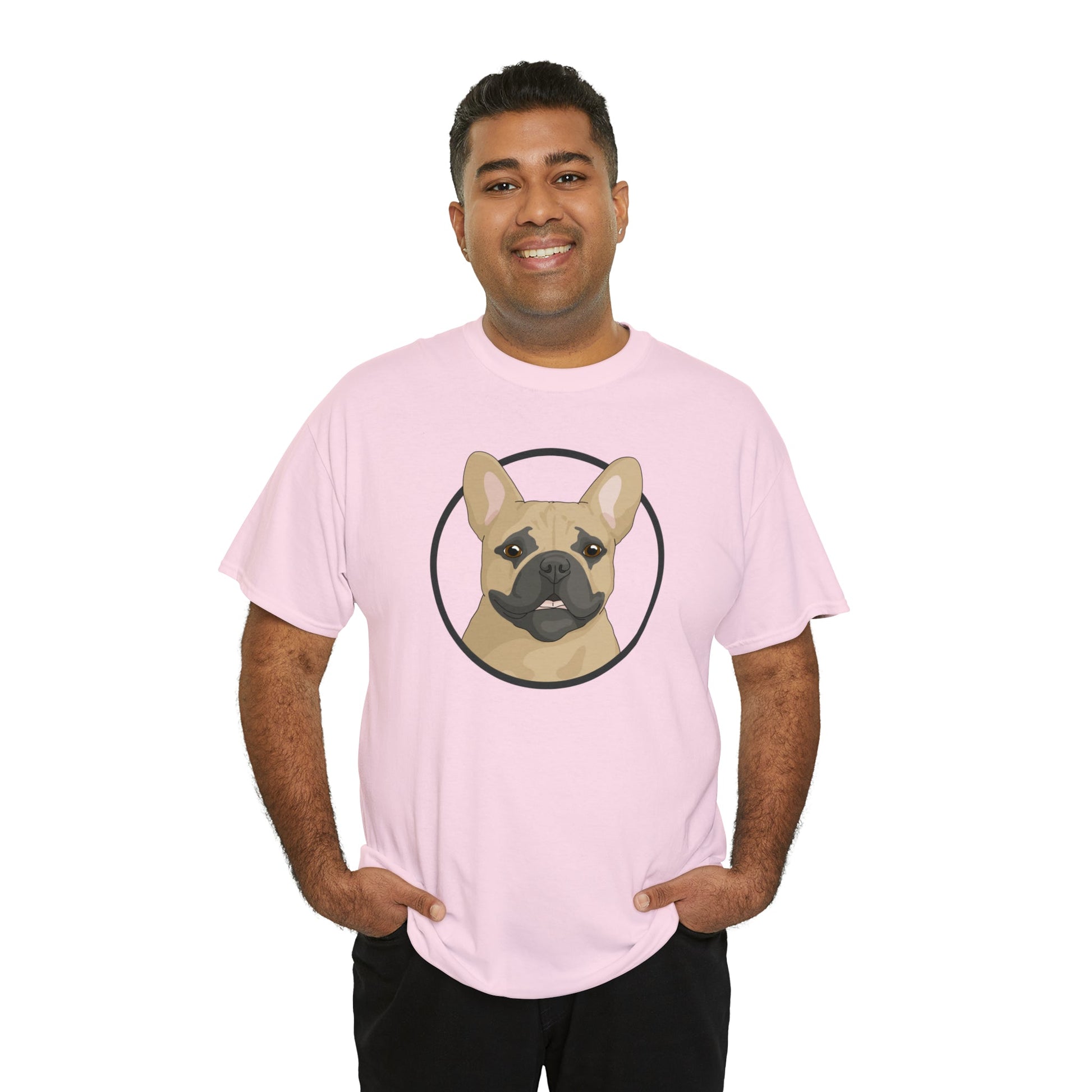 French Bulldog Circle | T-shirt - Detezi Designs-12619707915500656975