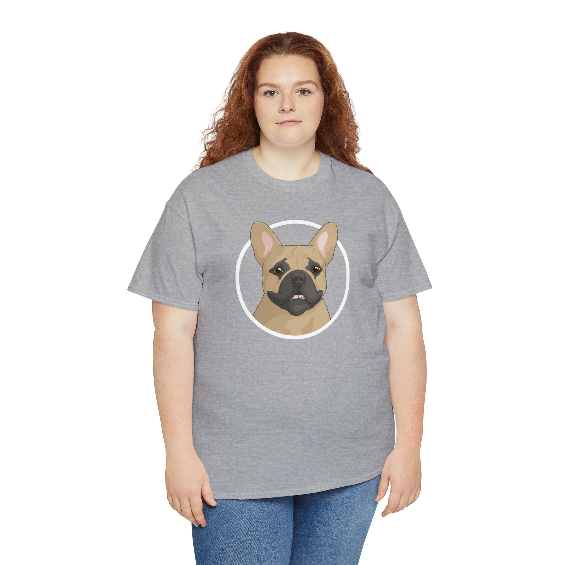 French Bulldog Circle | T-shirt - Detezi Designs-12619707915500656975