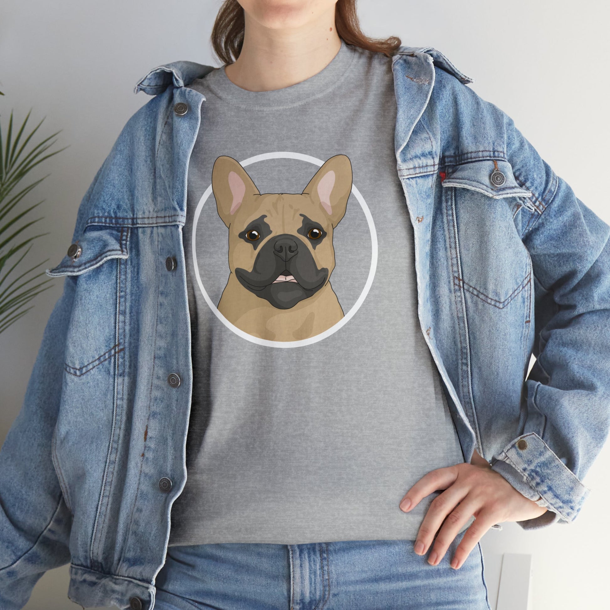 French Bulldog Circle | T-shirt - Detezi Designs-12619707915500656975