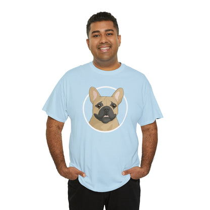 French Bulldog Circle | T-shirt - Detezi Designs-12619707915500656975