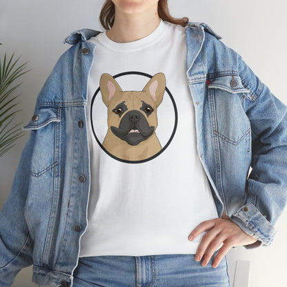 French Bulldog Circle | T-shirt - Detezi Designs-12619707915500656975