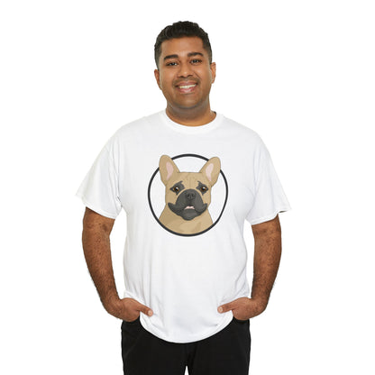 French Bulldog Circle | T-shirt - Detezi Designs-12619707915500656975