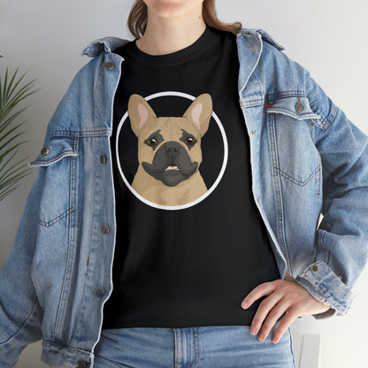 French Bulldog Circle | T-shirt - Detezi Designs-12619707915500656975