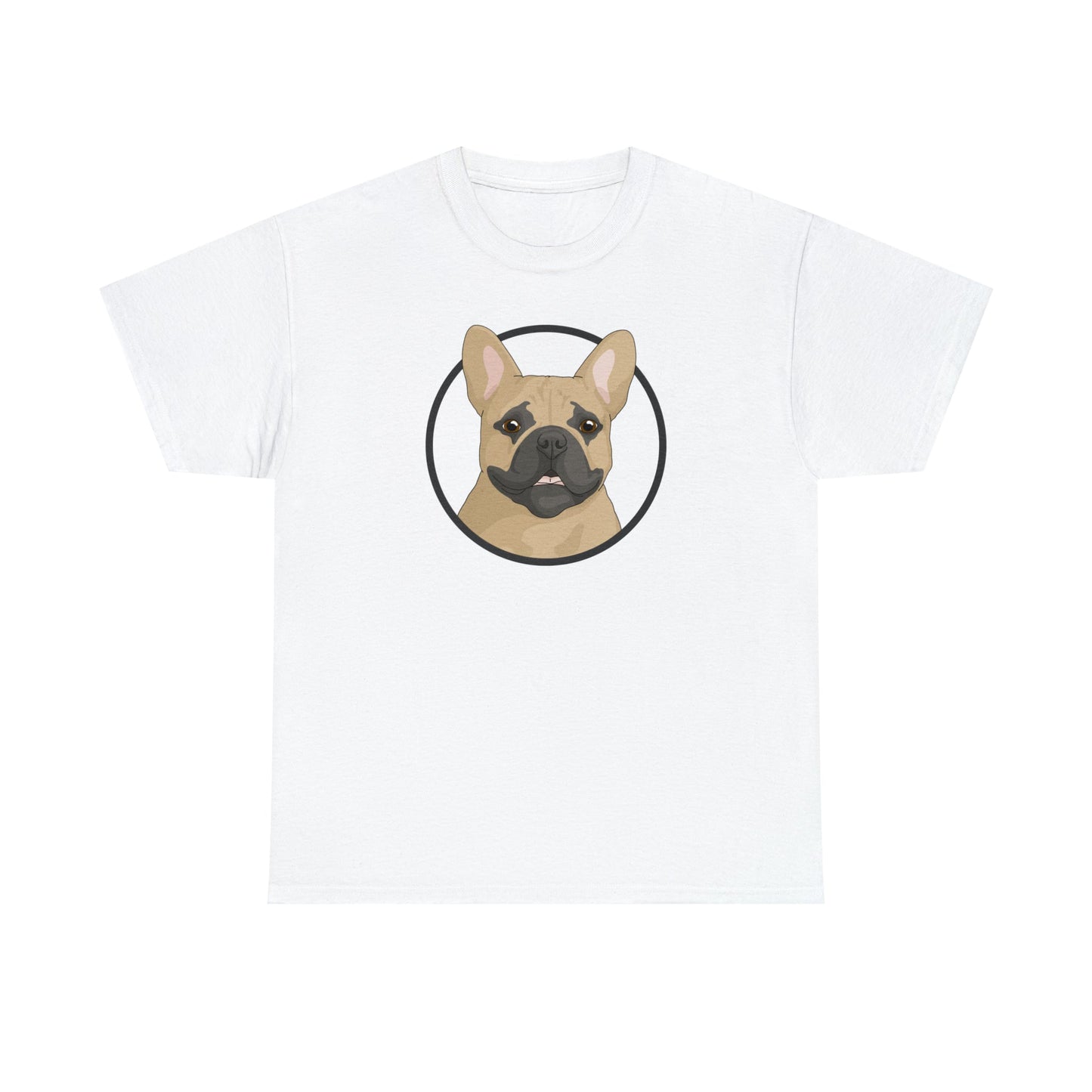 French Bulldog Circle | T-shirt - Detezi Designs-16196012528217583551