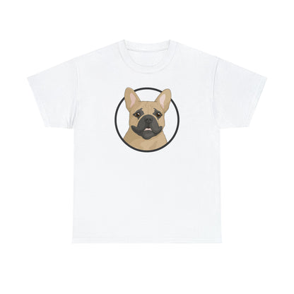 French Bulldog Circle | T-shirt - Detezi Designs-16196012528217583551