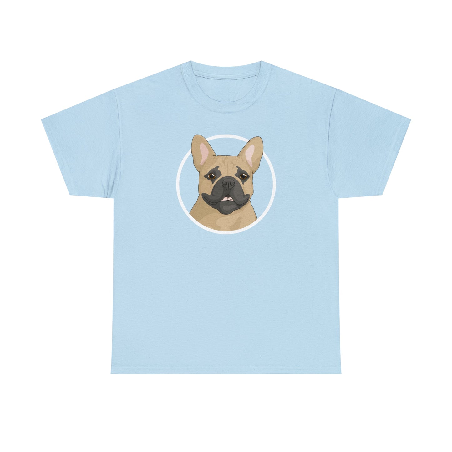 French Bulldog Circle | T-shirt - Detezi Designs-22476918386533306332