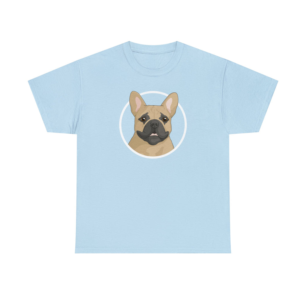 French Bulldog Circle | T-shirt - Detezi Designs-22476918386533306332