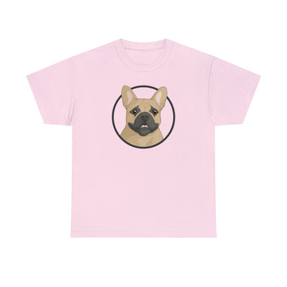 French Bulldog Circle | T-shirt - Detezi Designs-27050335926184934473