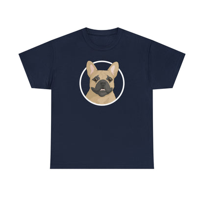 French Bulldog Circle | T-shirt - Detezi Designs-30320185639875979402