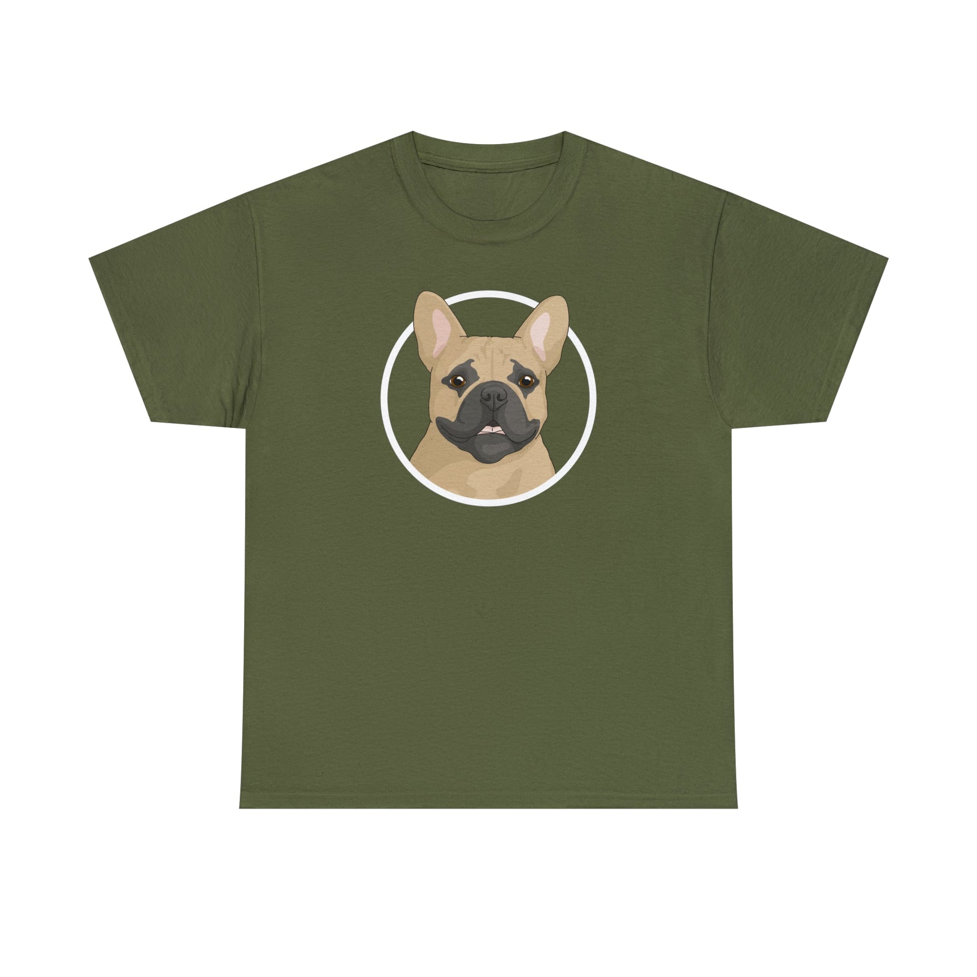 French Bulldog Circle | T-shirt - Detezi Designs-32858724509265025866