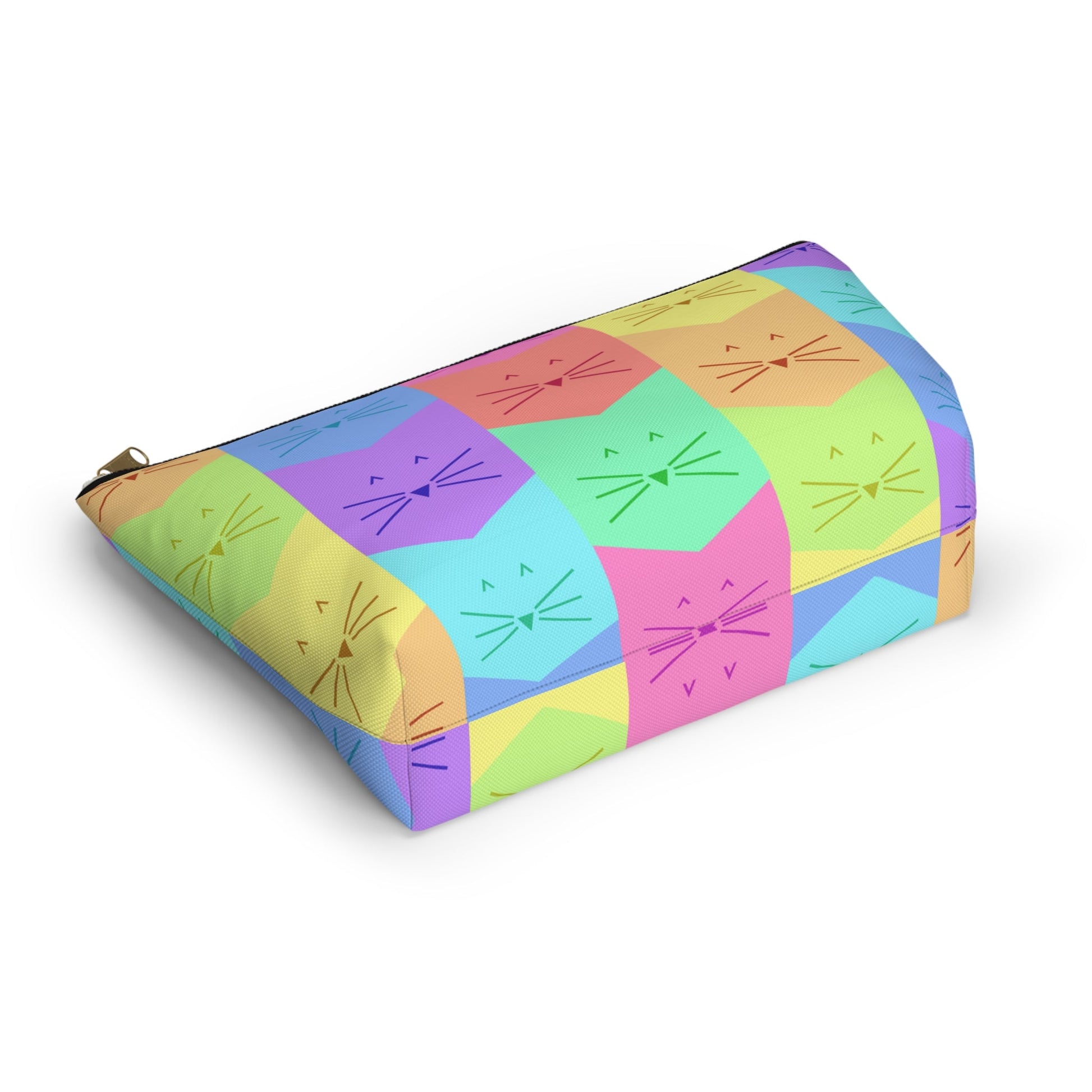 Geometric Cats | Pencil Case - Detezi Designs-20091087092052271599