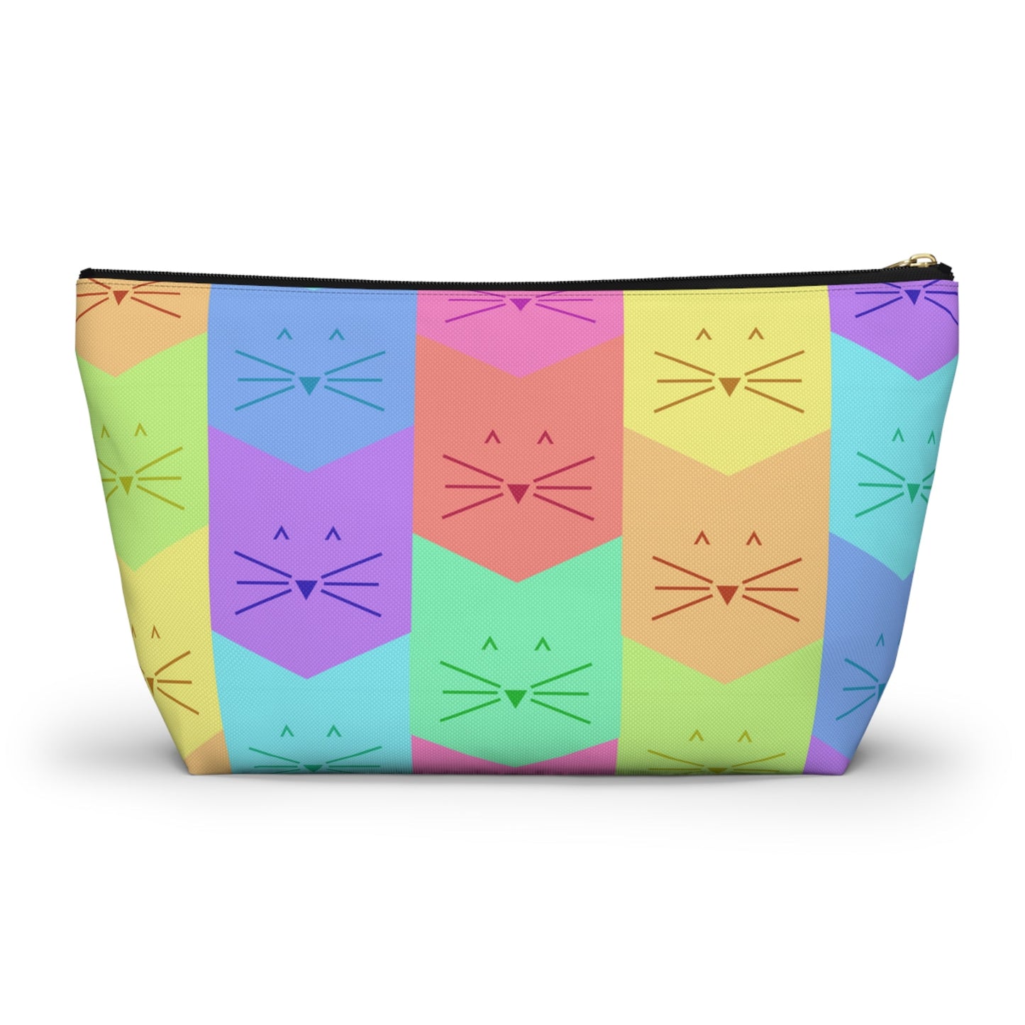 Geometric Cats | Pencil Case - Detezi Designs-20091087092052271599