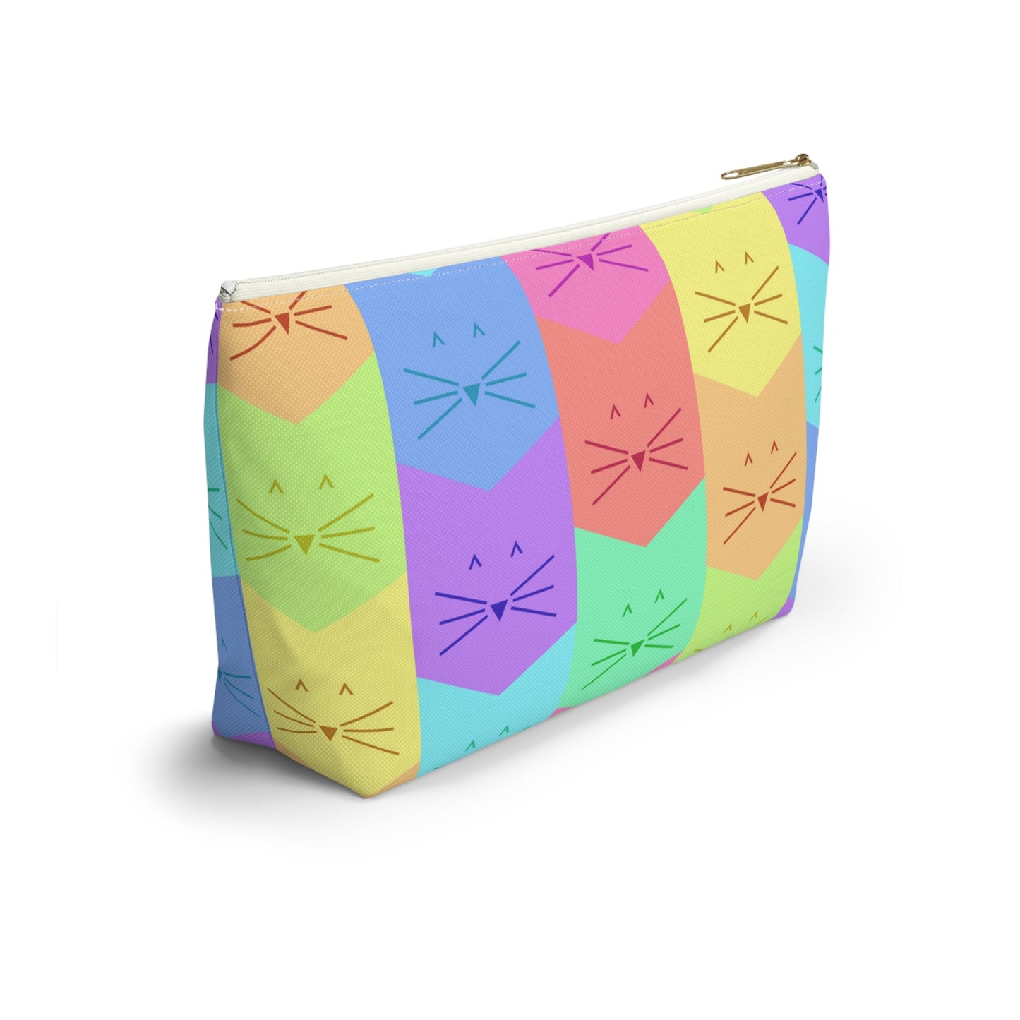 Geometric Cats | Pencil Case - Detezi Designs-20091087092052271599