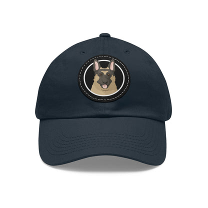 German Shepherd Circle | Dad Hat - Detezi Designs-11235665723895487471