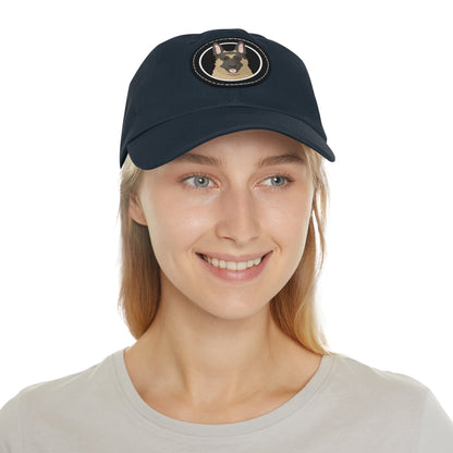 German Shepherd Circle | Dad Hat - Detezi Designs-13603486302202516521