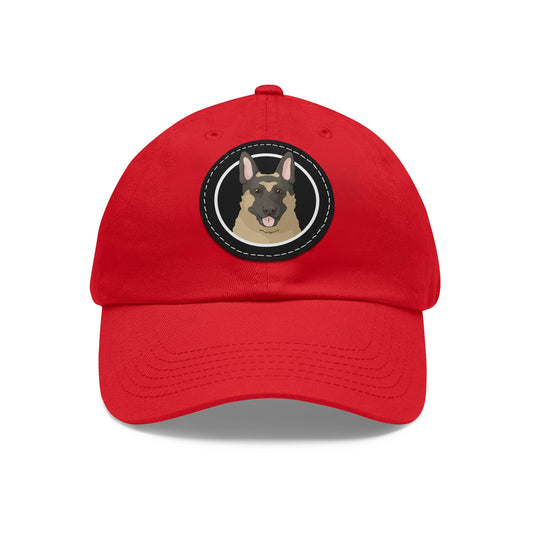 German Shepherd Circle | Dad Hat - Detezi Designs-16590153788445190169