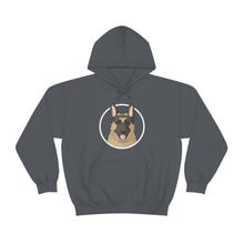 Load image into Gallery viewer, German Shepherd Circle | Hooded Sweatshirt - Detezi Designs-13520083636756159161
