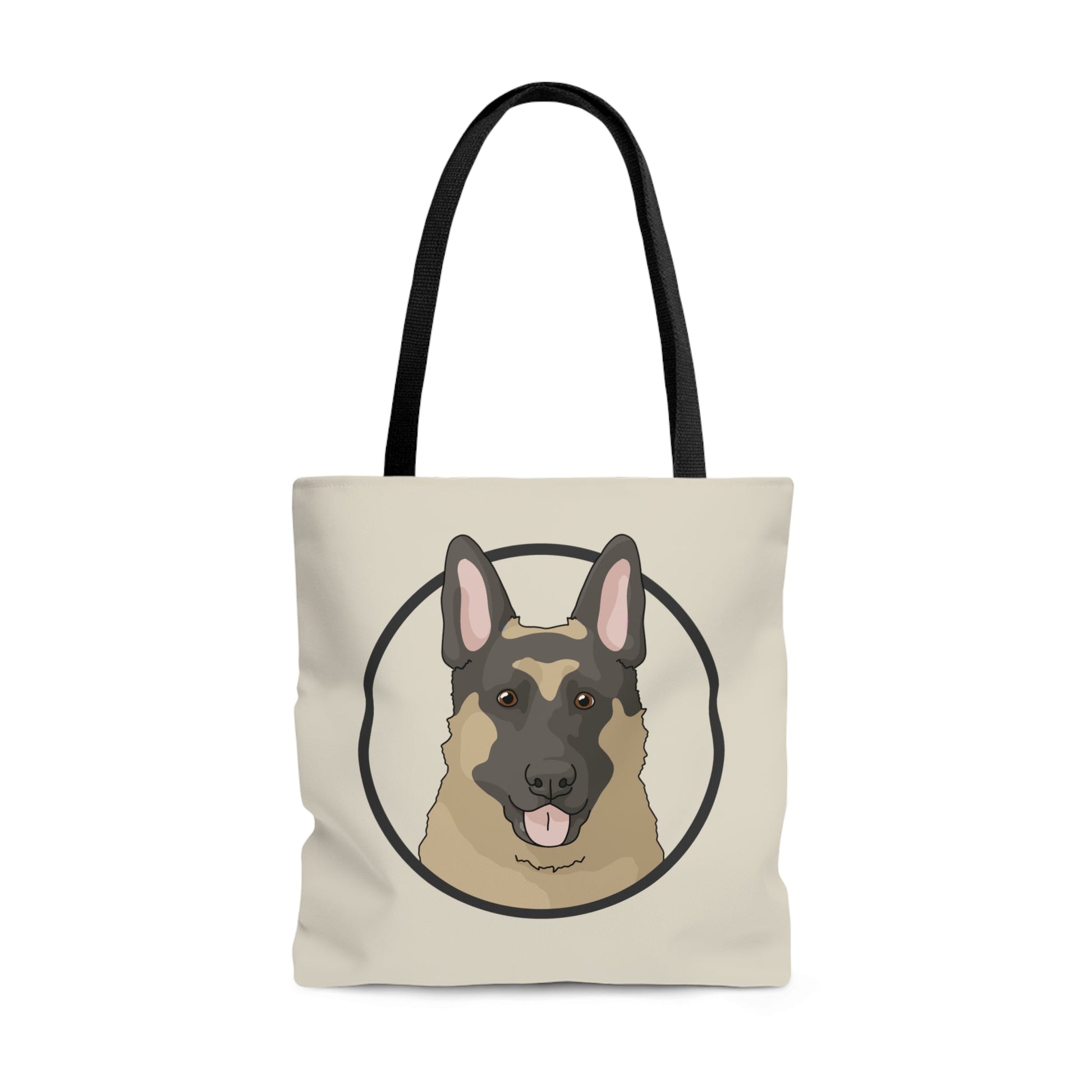 German Shepherd Circle | Tote Bag - Detezi Designs-13082914855050201260