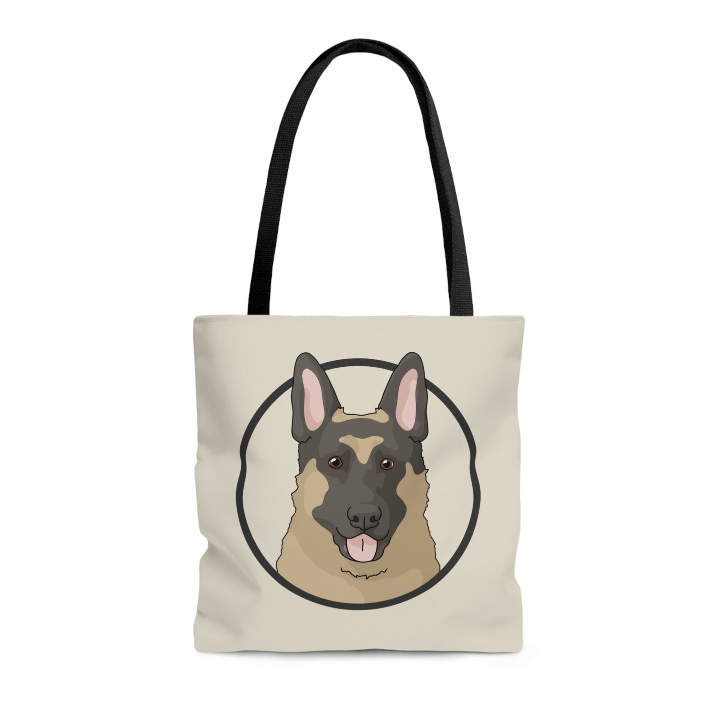 German Shepherd Circle | Tote Bag - Detezi Designs-19076722660176627911