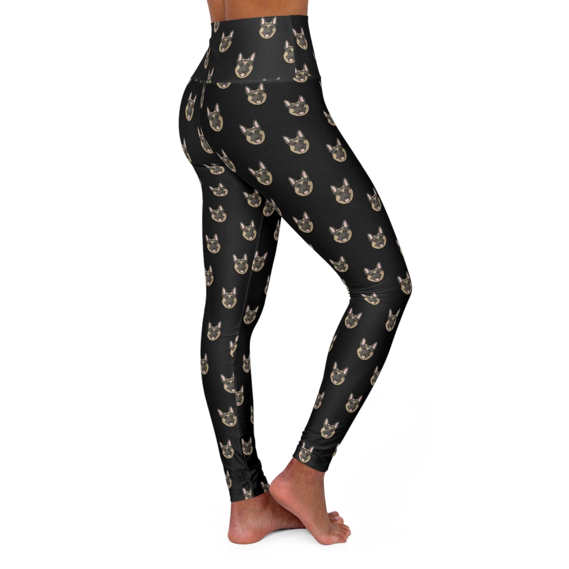 German Shepherd Faces | Leggings - Detezi Designs-22529158353236254354