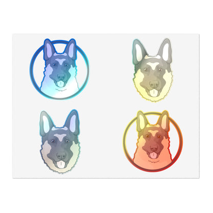 German Shepherd | Sticker Sheet - Detezi Designs-20563042343675596300