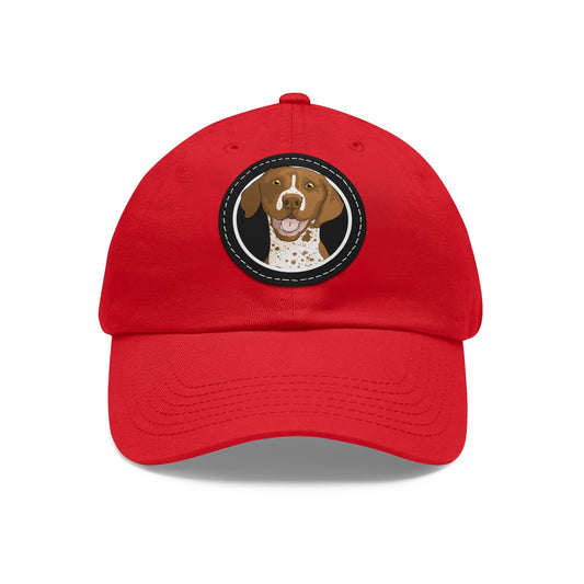 German Shorthair Pointer Circle | Dad Hat - Detezi Designs-18422102511588845000