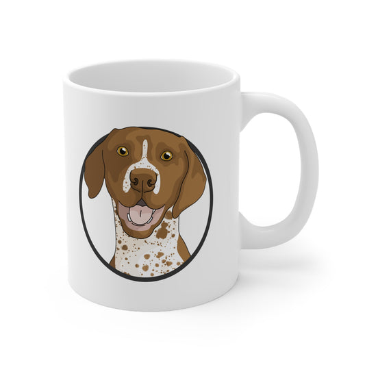 German Shorthair Pointer Circle | Mug - Detezi Designs-19803340568176100594