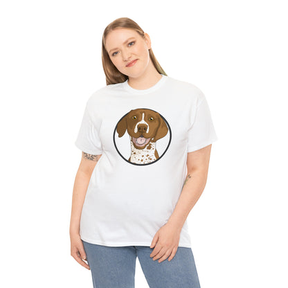 German Shorthair Pointer Circle | T-shirt - Detezi Designs-26094951227920580777