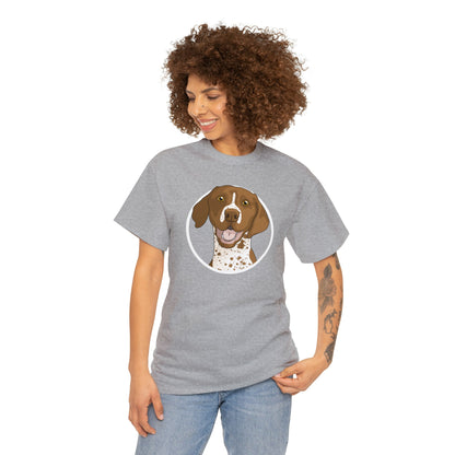 German Shorthair Pointer Circle | T-shirt - Detezi Designs-26094951227920580777